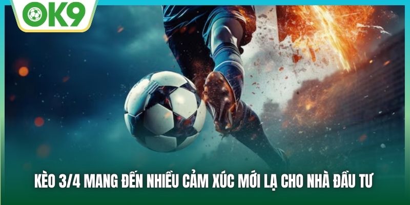 Kèo 3/4 mang đến nhiều cảm xúc mới lạ cho nhà đầu tư