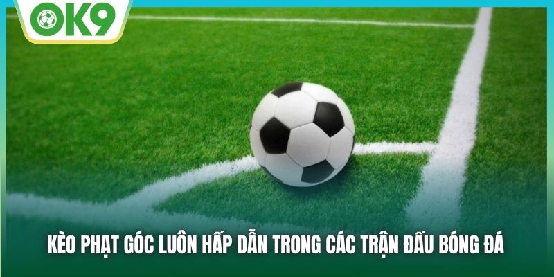 Kèo phạt góc luôn hấp dẫn trong các trận đấu bóng đá